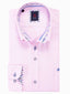 André Baggot Long Sleeve Shirt-Casual shirts-Andre-PINK-M-Diffney Menswear