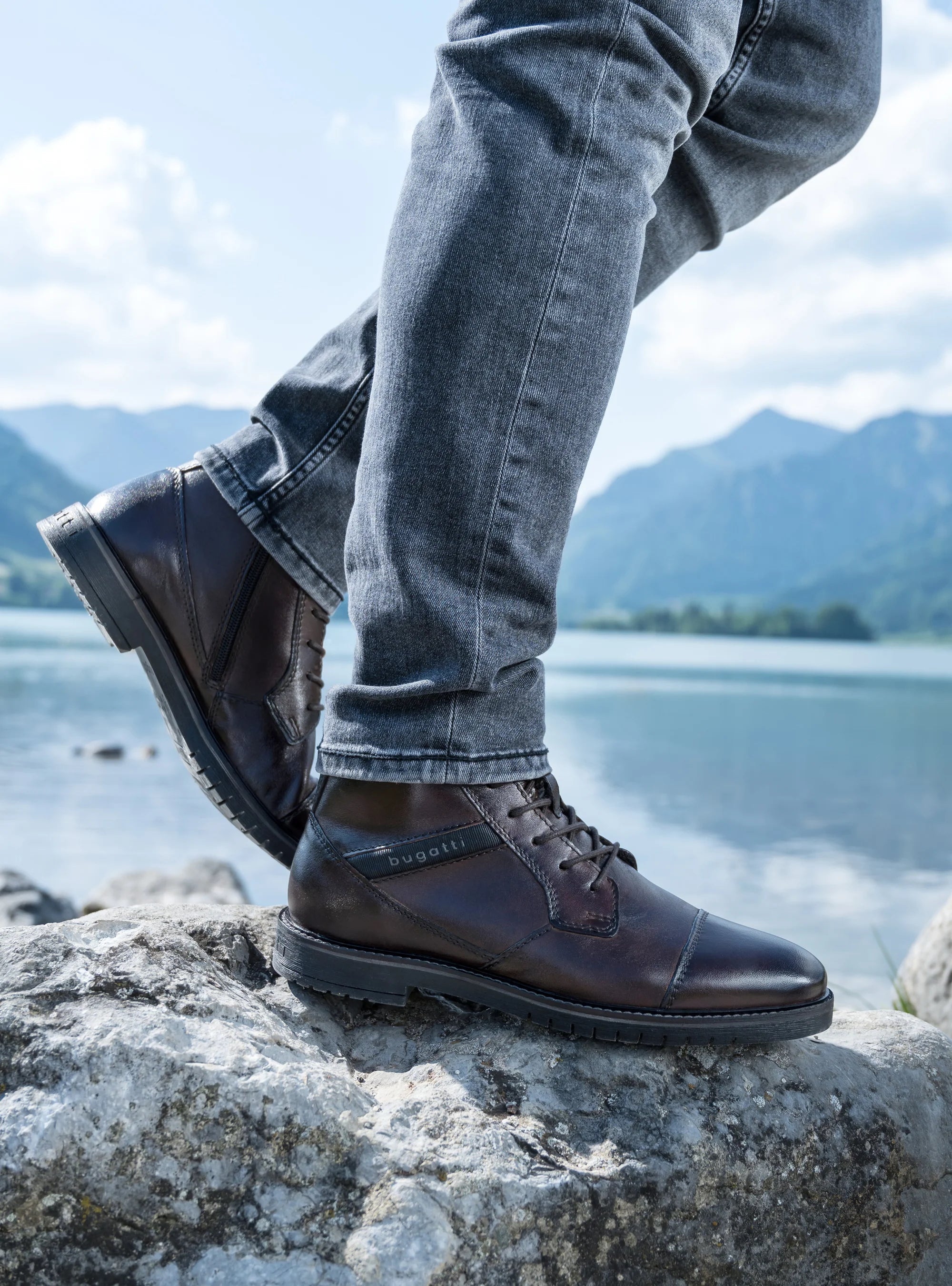 Bugatti cognac boots online