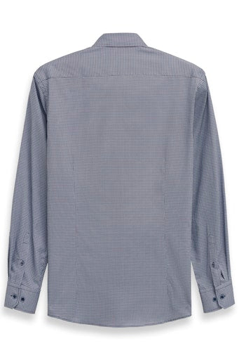 Bugatti Geo Print Shirt  - Blue