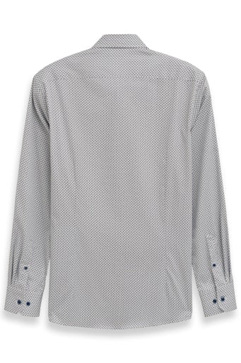 Bugatti Geo Print Shirt - Navy