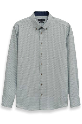 Bugatti Print Shirt - Green