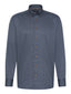 Bugatti Square Pattern Long Sleeve Shirt-Casual shirts-Bugatti-390 Navy-S-Diffney Menswear