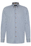 Bugatti Striped Cotton Shirt-Casual shirts-Bugatti-Navy-M-Diffney Menswear