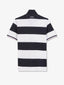 Eden Park White Striped Polo-Tops-Eden Park-White-S-Diffney Menswear