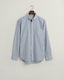 Gant Regular Fit Striped Cotton Linen Shirt-Casual shirts-Gant-Blue-M-Diffney Menswear