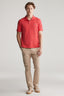 Gant Textured Striped Polo Shirt