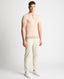 Remus Slim Fit Knitted Cotton Short-Sleeve Polo-Tops-Remus Uomo-Pink-S-Diffney Menswear