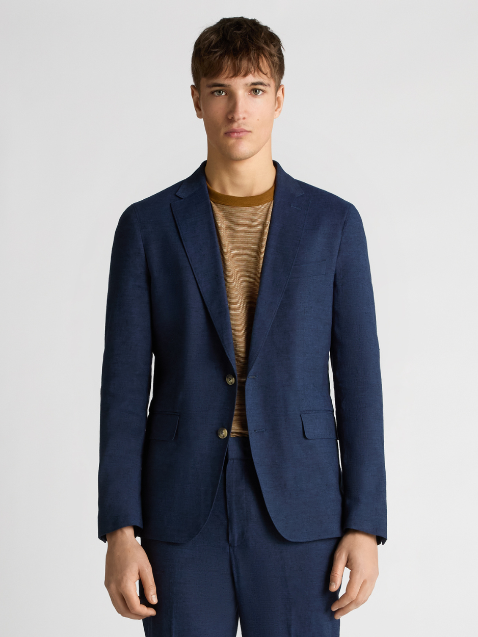 Remus Uomo Slim Fit Unstructured Blazer - Main Image