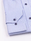 Rockbay Diamond Print Cotton Shirt-Casual shirts-Rockbay-Blue-S-Diffney Menswear