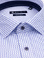Rockbay Diamond Print Cotton Shirt-Casual shirts-Rockbay-Blue-S-Diffney Menswear