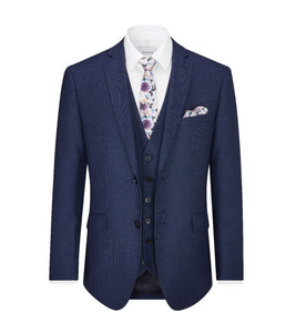 Skopes Harcourt Tailored Suit Jacket Tweed Effect