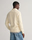 Gant Casual Cotton Half-Zip Sweater Cream