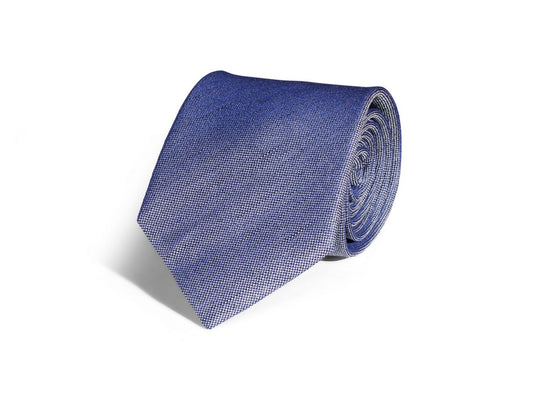 Amanda Christensen Plain Jacquard Silk Blend Tie-Ties-Amanda Christensen-Navy-One-Diffney Menswear