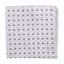 Amanda Christensen Silk Medalion Print Pocket Square-Pocket Squares-Amanda Christensen-Light Grey-One-Diffney Menswear