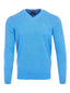 André Dingle V-Neck Knitwear-Knitwear-Andre-Blue-M-Diffney Menswear