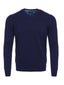 André Dingle V-Neck Knitwear-Knitwear-Andre-Navy-M-Diffney Menswear