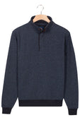 Baileys Sweatshirt 1/2 Zip 2-tone Jacquard Double face Interlock