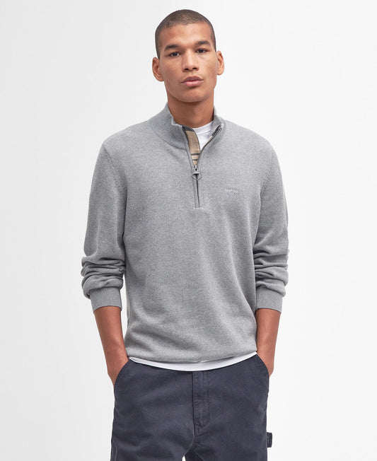 Barbour Cotton Half Zip Sweater