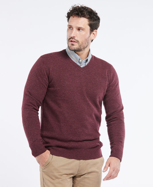 Barbour Essential Lambswool V-Neck Knitwear