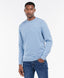 Barbour Pima Cotton Crew Neck Sweater-Knitwear-Barbour-Light Blue-M-Diffney Menswear