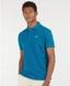 Barbour Tartan Pique Polo Shirt-Tops-Barbour-Blue-S-Diffney Menswear