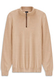 Bugatti Contrast Zip Halfzip Knit