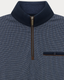 Bugatti Half-Zip Mixed-Media Sweater
