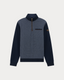 Bugatti Half-Zip Mixed-Media Sweater