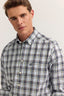 Bugatti Long-Sleeve Checked Casual Shirt
