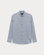 Bugatti Micro-Grid Print Cotton Shirt