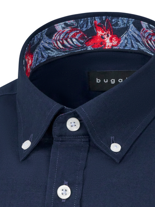 Bugatti Plain Cotton Casual Shirt