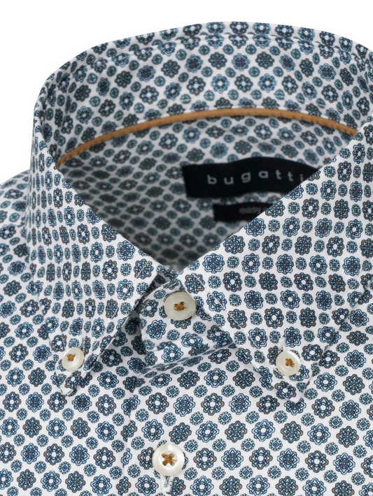 Bugatti Retro Print Casual Shirt