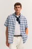 Bugatti Short Sleeve Check Shirt
