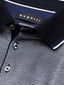 Bugatti Short Sleeve Print Polo Shirt-Tops-Bugatti-Blue-M-Diffney Menswear