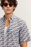 Bugatti Short Sleeve Tropical Print Shirt