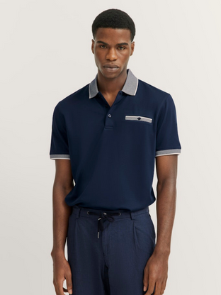 Bugatti Tipped Polo Shirt