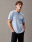 Calvin Klein Micro Logo T-Shirt-Tops-Calvin Klein-Blue-S-Diffney Menswear