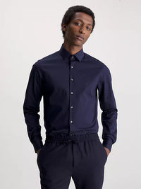 Calvin Klein Poplin Stretch Slim Shirt