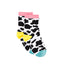 Cow Print Bamboo Sock (seamless toe)
