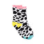 Cow Print Bamboo Sock (seamless toe)