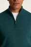 Diffney 2-Ply Merino Wool Mix Half-Zip Sweater