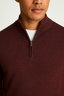 Diffney 2-Ply Merino Wool Mix Half-Zip Sweater