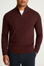 Diffney 2-Ply Merino Wool Mix Half-Zip Sweater