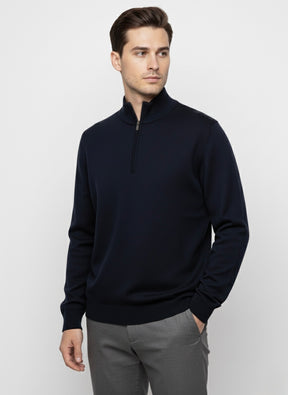 Diffney Cotton Half Zip