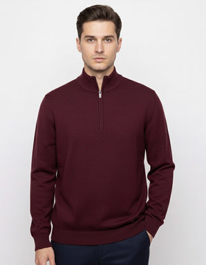 Diffney Cotton Half Zip
