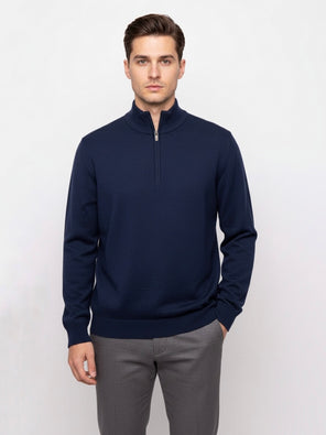 Diffney Cotton Half Zip