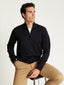 Diffney Merino Wool Mix Half-Zip Sweater