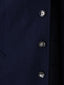 Diffney Navy Wool Rich Overcoat