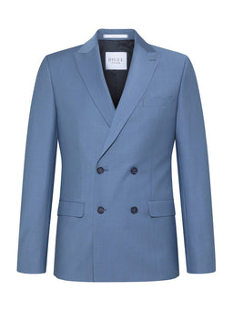 Digel Nash Extra Slim Fit Double Breasted Jacket-Suit jackets-Digel-Blue-38R-Diffney Menswear