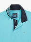 Eden Park Contrast Collar Polo-Tops-Eden Park-Turquoise-S-Diffney Menswear